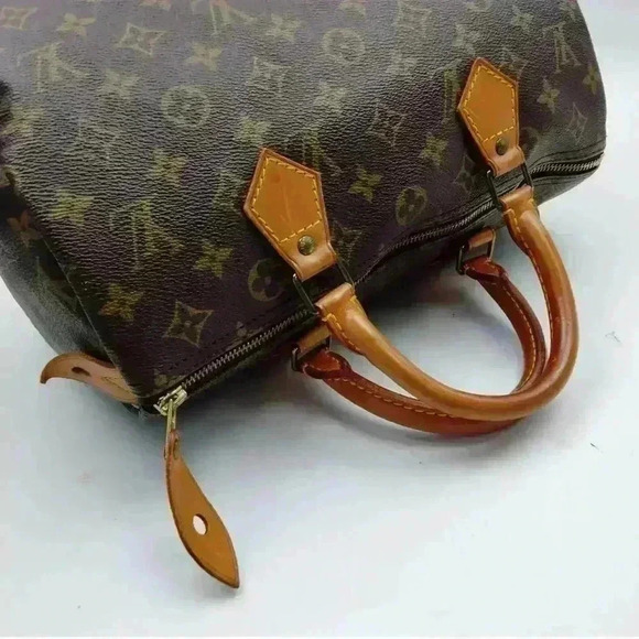 Louis Vuitton LV Hand Bag Speedy 30 Brown Monogram Vintage - Picture 4 of 7